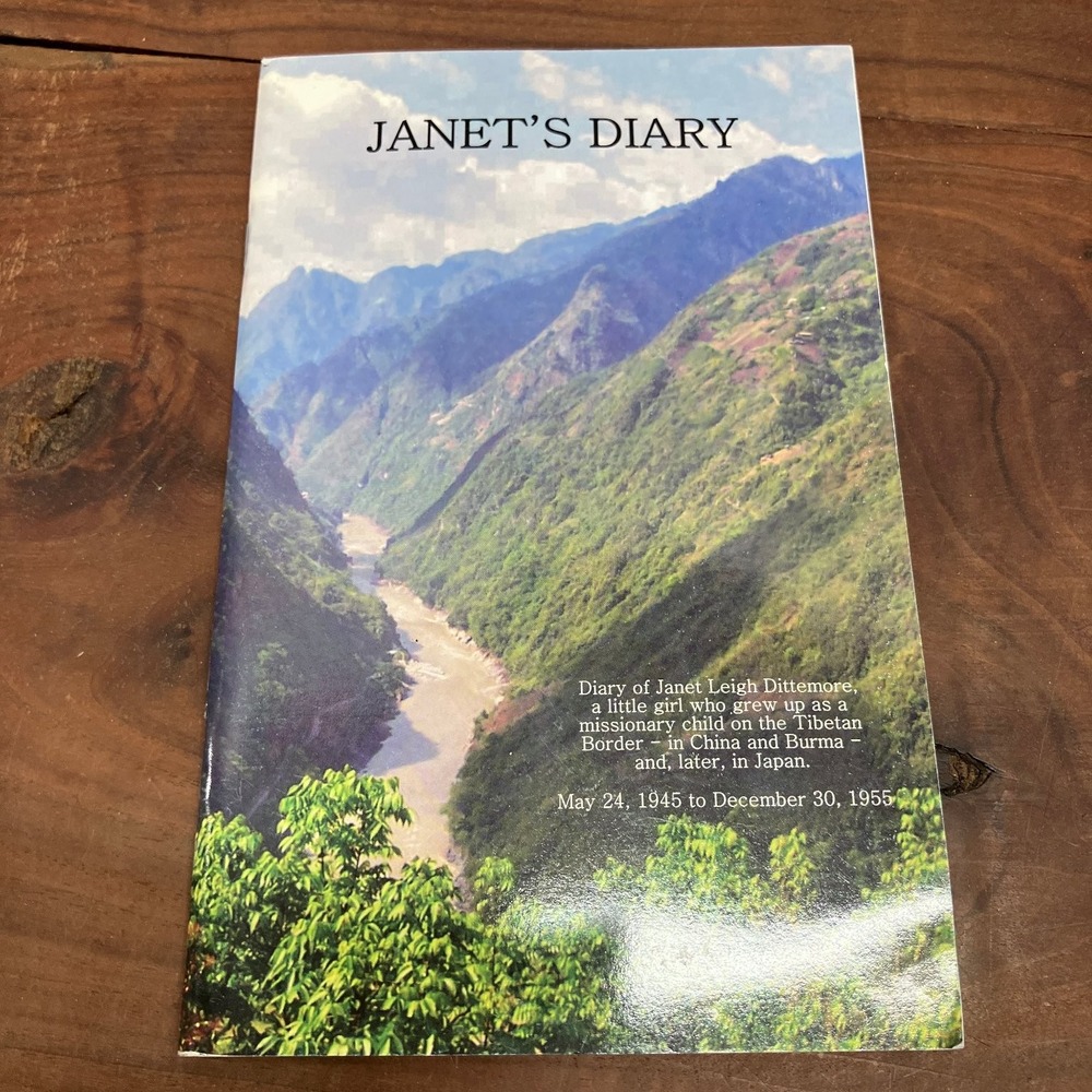 Janet's Diary Leigh Dittemore Missionary China Burma Japan Memoir 1945-1955